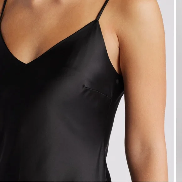 Steve Madden black Lucille satin dress - Picture 5 of 9